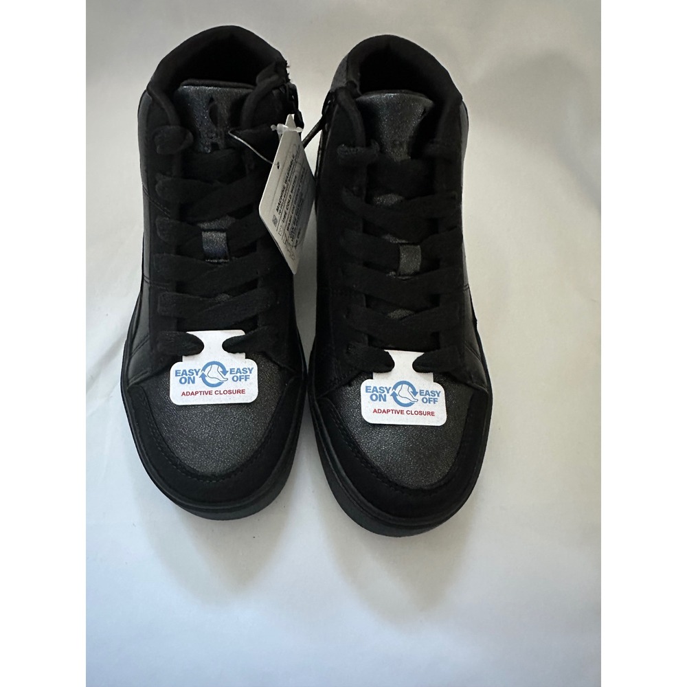 Skechers‎ Eden Kids High Top Sneakers Adaptive Closure Black Size 1